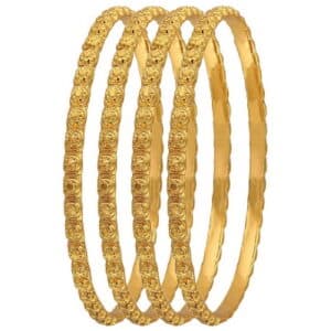 Gold Bangles & Pauchi