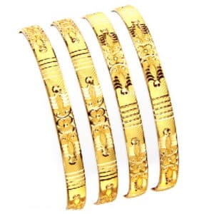Traditional 22K Solid Gold Bangle - Edition 2