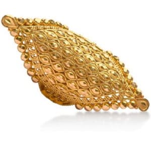 Elegance 22K Ladies Gold Ring - Motif 4